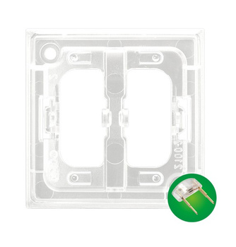 Zespół podświetlenia led zielony seria ARIA kolor  symbol ZP-2UZ