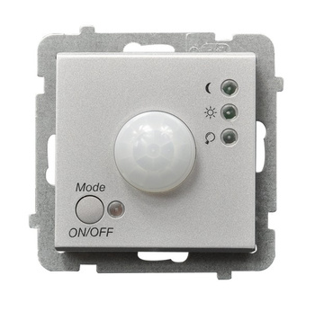 Elektroniczny czujnik ruchu seria SONATA kolor Srebro mat symbol ŁP-16R/m/38