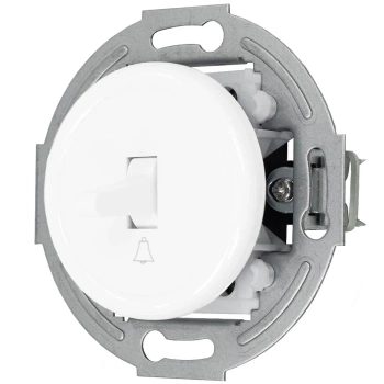 Włącznik dzwonkowy seria retro styl loft kolor biały TG-RE-111W