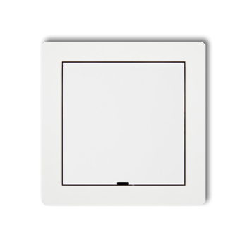 Ramka pośrednia z zaślepką Karlik seria DECO prod. uzupełniające DRPZ kolor biały