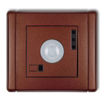 Elektroniczny czujnik ruchu Karlik seria FLEXI 9FCR-1 kolor brązowy metalik