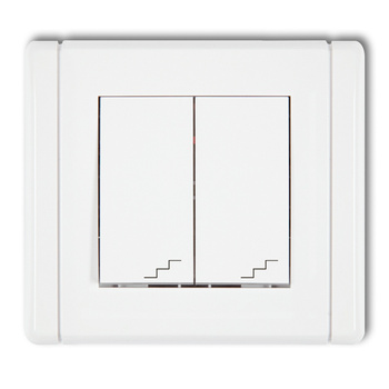 Łącznik podwójny schodowy Karlik seria FLEXI FWP-33 kolor biały