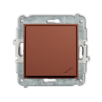 Mechanizm łącznika schodowego Karlik seria ICON 63IWP-3 kolor terakota