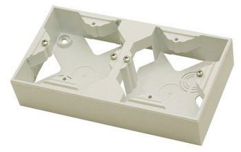 Puszka instalacyjna do serii SONATA podwójna seria SONATA kolor Ecru symbol PNP-2R/27