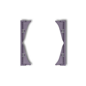 Ramka pośrednia do gniazd podwójnych Karlik seria prod. uzupełniające 50MRP-2 kolor wrzosowy