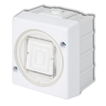 Łącznik jednobiegunowy Karlik seria SENIOR WHS-1 kolor biały