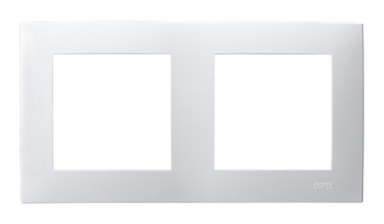 Ramka podwójna seria SZAFIR kolor Biały symbol R-2Z/00