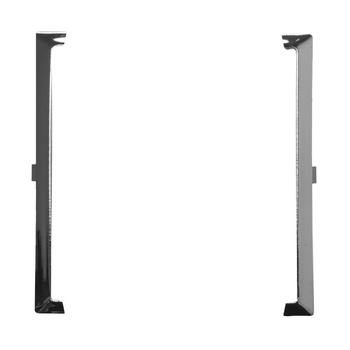 Ramka ozdobna do gniazd podwójnych monoblokowych seria ARIA kolor Srebro błysk symbol RO-3U/67