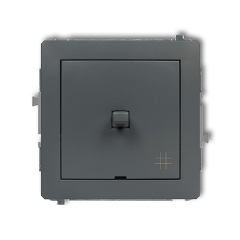 Mechanizm łącznika krzyżowego w stylu amerykańskim Karlik seria DECO 28DWPUS-6 kolor grafitowy mat