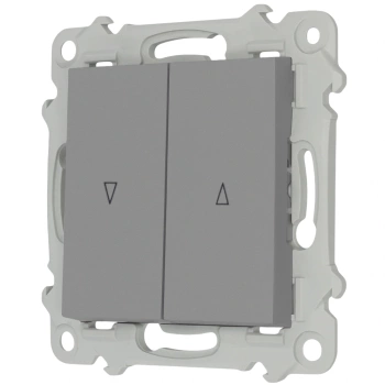 Włącznik żaluzjowy ŁP-7BL/m bez ramki kolor Popiel mat seria Bella