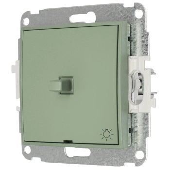 Mechanizm łącznika zwierny światło w stylu amerykańskim Karlik seria MINI 61MWPUS-5 kolor szałwiowy