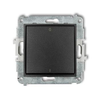 Mechanizm łącznika dwubiegunowego Karlik seria ICON 11IWP-9 kolor grafitowy