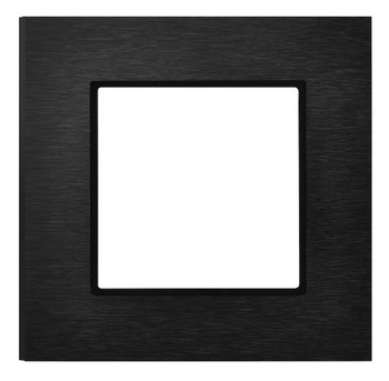 Ramka pojedyncza seria ARIA kolor Szczotkowany antracyt symbol R-1UAC/64/25