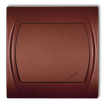 Łącznik schodowy Karlik seria LOGO 9LWP-3 kolor brązowy metalik