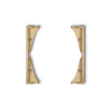 Ramka pośrednia do gniazd podwójnych Karlik seria prod. uzupełniające 29IRP-2 kolor złoty