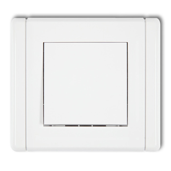 Łącznik krzyżowy bez piktogramu Karlik seria FLEXI FWP-6.1 kolor biały