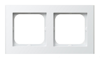 Ramka podwójna seria SONATA kolor Biały symbol R-2R/00