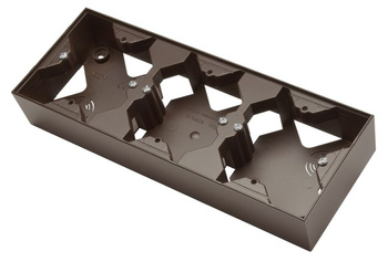 Puszka instalacyjna do serii SONATA potrójna seria SONATA kolor Czekoladowy metalik symbol PNP-3R/40