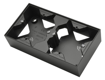 Puszka instalacyjna do serii SONATA podwójna seria SONATA kolor Czarny metalik symbol PNP-2R/33