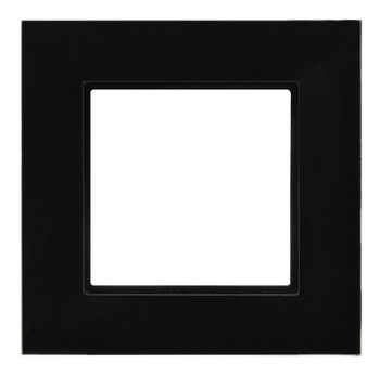 Ramka pojedyncza seria ARIA kolor Czarne szkło symbol R-1UGC/32/25