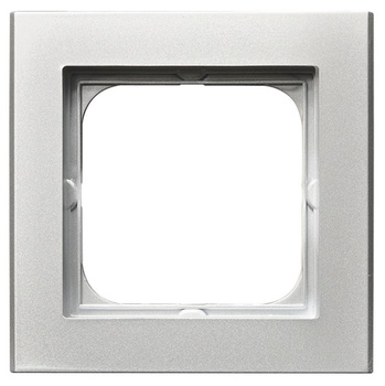 Ramka pojedyncza seria SONATA kolor Srebro mat symbol R-1R/38