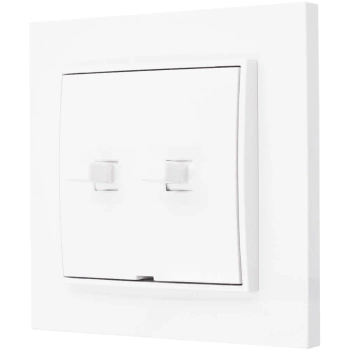 Włącznik roletowy styl usa karlik mini kolor biały