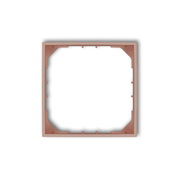 Ramka pośrednia do uniwersalnego elektronicznego tygodniowego regulatora temperatury Karlik seria prod. uzupełniające 62IRP-3 kolor łososiowy