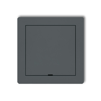 Ramka pośrednia z zaślepką Karlik seria prod. uzupełniające 28DRPZ kolor grafitowy mat