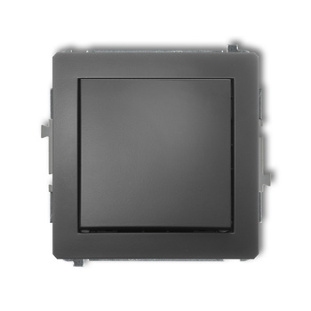 Mechanizm łącznika jednobiegunowego Karlik seria DECO 28DWP-1 kolor grafitowy mat