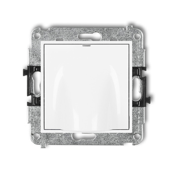 Mechanizm wypustu kablowego Karlik seria ICON IWPK kolor biały