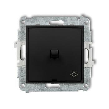 Mechanizm łącznika zwierny światło w stylu amerykańskim Karlik seria ICON 12IWPUS-5 kolor czarny mat