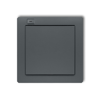 Nadajnik 1-klawiszowy 2-kanałowy do systemu Exta Free Karlik seria DECO 28DEF-1 kolor grafitowy mat