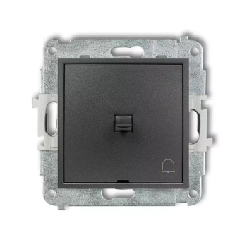 Mechanizm łącznika zwierny dzwonek w stylu amerykańskim Karlik seria MINI 11MWPUS-4 kolor grafitowy