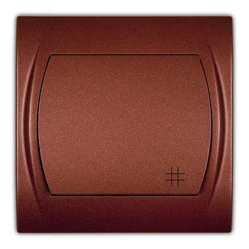 Łącznik krzyżowy Karlik seria LOGO 9LWP-6 kolor brązowy metalik