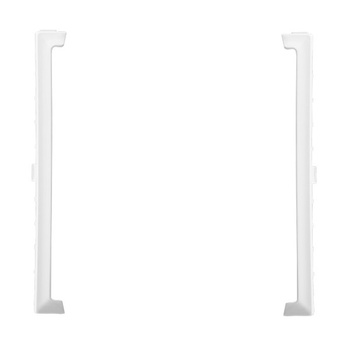 Ramka ozdobna do gniazd podwójnych monoblokowych seria ARIA kolor Biały symbol RO-3U/00