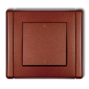 Łącznik dwubiegunowy Karlik seria FLEXI 9FWP-9 kolor brązowy metalik