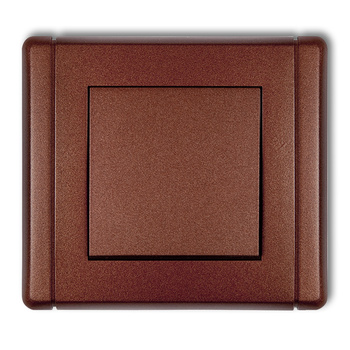 Łącznik krzyżowy bez piktogramu Karlik seria FLEXI 9FWP-6.1 kolor brązowy metalik