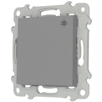 Łącznik krzyżowy ŁP-4BL/m bez ramki kolor Popiel mat seria Bella