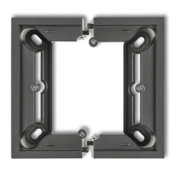 Puszka natynkowa pojedyncza, składana DECO, MINI Karlik seria DECO / MINI 11DPU-1 kolor grafitowy