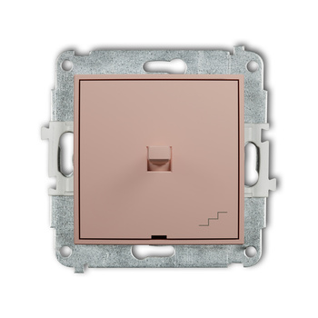 Mechanizm łącznika schodowego w stylu amerykańskim Karlik seria ICON 62IWPUS-3 kolor łososiowy