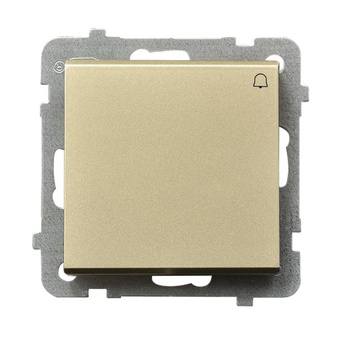 Łącznik zwierny "dzwonek" seria SONATA kolor Szampański złoty symbol ŁP-6R/m/39