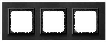Ramka potrójna seria SONATA kolor Szczotkowany antracyt symbol R-3RAC/64/25