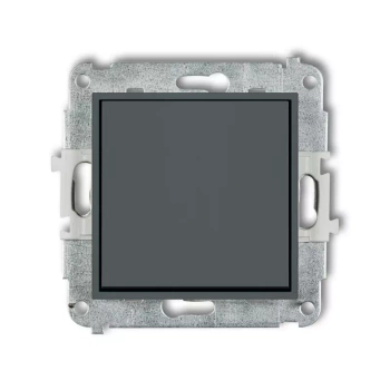 Mechanizm łącznika jednobiegunowego Karlik seria ICON 28IWP-1 kolor grafitowy mat