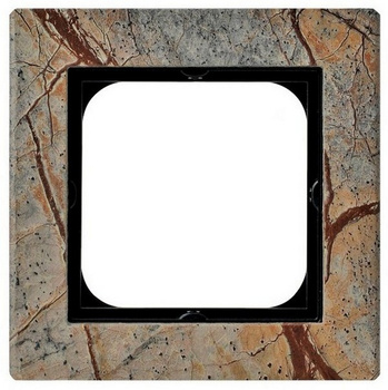 Ramka pojedyncza seria SONATA kolor Kamień (forest) symbol R-1RK/36