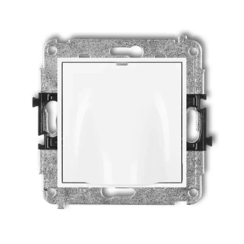 Mechanizm wypustu kablowego Karlik seria ICON IWPK kolor biały