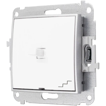 Włącznik moduł bez ramki schodowy usa karlik mini kolor biały/srebrny