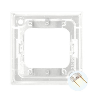 Zespół podświetlenia led biały do łączników potrójnych seria ARIA kolor  symbol ZP-4UB