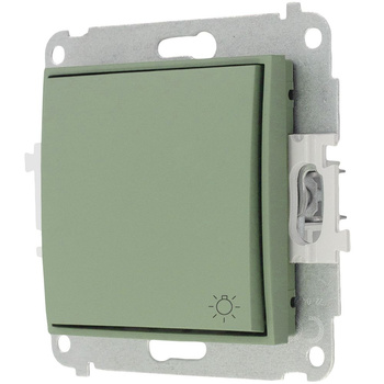 Mechanizm łącznika zwierny światło Karlik seria MINI 61MWP-5 kolor szałwiowy