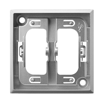 Ramka ozdobna mocująca seria ARIA kolor Srebro symbol RO-1U/18