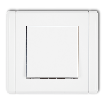 Łącznik jednobiegunowy Karlik seria FLEXI FWP-1 kolor biały